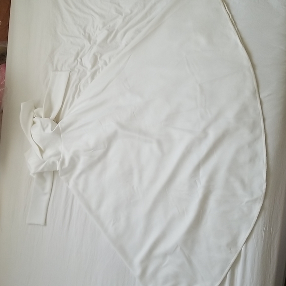 One Shoulder Satin A-line Floor Length Wedding/ Evening  Dress - Picture 2 of 10